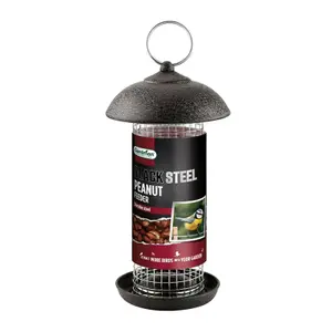 Gardman Black Steel Peanut Bird Feeder