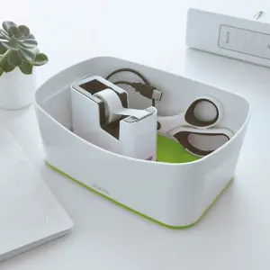 Leitz MyBox Wow Storage Tray White/Green