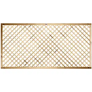 Premier Garden Supplies Elite Diamond Alderley Standard Trellis (Pack of 7) Width: 6ft x Height: 3ft Fence Panel Topper