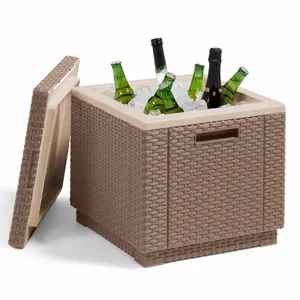 Allibert Ice Cube Cooler Brown