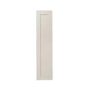 GoodHome Verbena Painted natural ash Matt cashmere Shaker Larder Cabinet door (W)300mm (H)1287mm (T)20mm