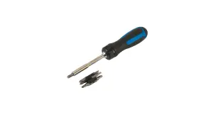 Laser Tools 6197 Ratchet Screwdriver & 10 Bits