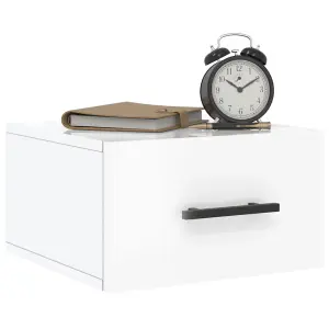 Berkfield Wall-mounted Bedside Cabinets 2 pcs High Gloss White 35x35x20 cm