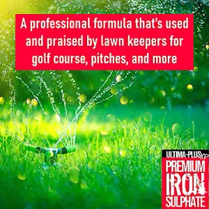 ULTIMA-PLUS XP Premium Iron Sulphate - Greens Grass and Hardens Turf Makes up to 1000L & Covers up to 1000m2(1kg)