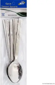 Set Of 36 Teaspoons Stainless Steel Spoon Dessert Sundae Food Ice Cream Serving