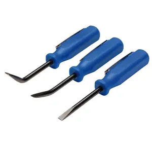 Draper Mini Pry Bar Set, 125mm, Blue (3 Piece) 30598