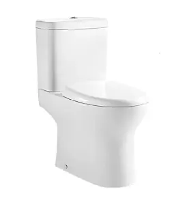 Banyetti Amalfi Open Back Close Coupled Toilet with Soft Close Seat