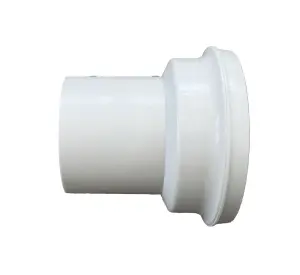 Straight WC Toilet Pan Connector 4'' (100mm/110mm) - Toilet Seal, Rigid Waste Pipe Connector Pan Connector. FREE DELIVERY