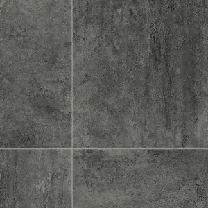 Grey B18582597 Contract Stone Effect Commercial Vinyl Flooring For Office, Shop, Waterproof Lino Flooring-1m(3'3") X 3m(9'9")-3m²