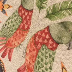 Wylder Akamba Parrot Duo Floral Feather Filled Cushion