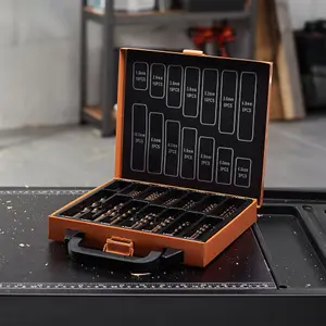 VonHaus Drill Bit Sets, 99pcs, HSS/HSCO M35 Cobalt Drill Bits for Metal, 1.5mm-10mm bits, steel, Titanium Alloy, Plastic, Wood