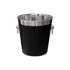 Maison by Premier Black Enamel Champagne Bucket