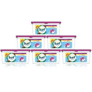 Surf 3-in-1 Washing Capsules Coconut Bliss, with Natural Essential Oil, 6pkx27W