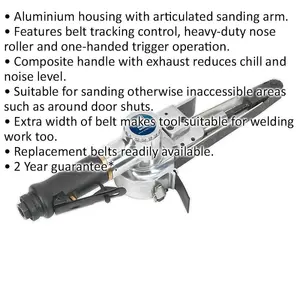 Premium 20 x 520mm Air Belt Sander for Garage and Workshop Use