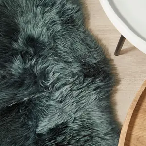 Origins Genuine Sheepskin Forest Green Quad