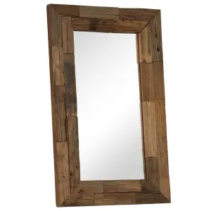 Berkfield Mirror Solid Reclaimed Wood 50x80 cm