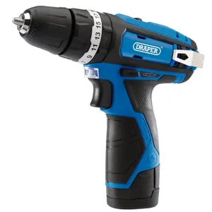 Draper  12V Combi Drill, 1 x 1.5Ah Battery, 1 x Fast Charger 70256