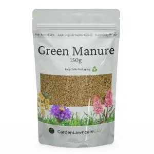 Green Manure Flower Seeds Mix - Year Round - Allotments, Beds and Borders - 150g