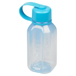 URBNLIVING 500ml Blue Reusable Water Drinking Sports Bottle Container Flask with Leakproof Lid