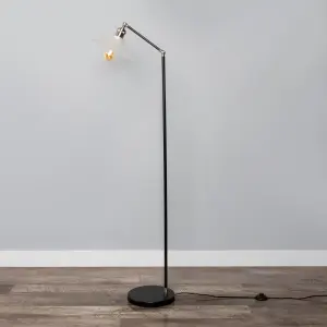 Inlight Ville Matt Black LED Floor lamp