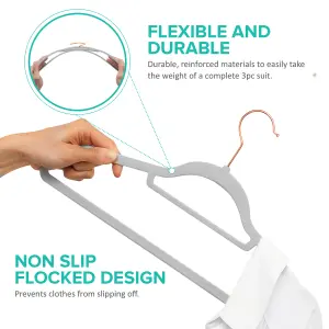 LIVIVO Clothes Clothing Hangers (Pack of 50)