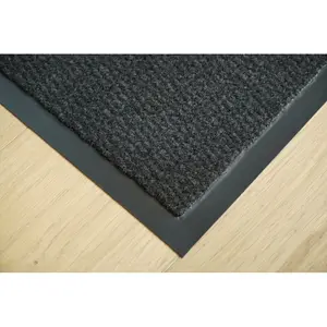 Aarib Door Mat Charcoal / Rectangle 120cm x 180cm