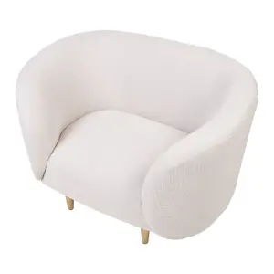 Armchair LOEN Fabric Light Beige