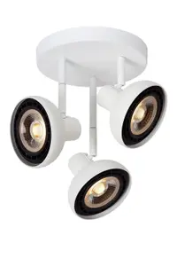 Lucide Sensas Modern Ceiling spotlight 25,8cm - 3xGU10 (ES111) - White