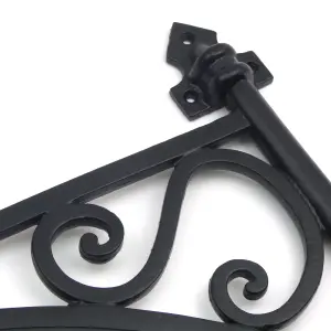 Oakcrafts - Heavy Duty Cast Iron Hanging Basket Bracket