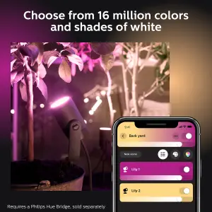 Philips Hue White and Colour Ambiance Outdoor Lily and XL Base Kit