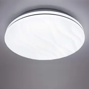 Extrastar 24W LED Integrated Ceiling Light Flush Light cold white 38cm