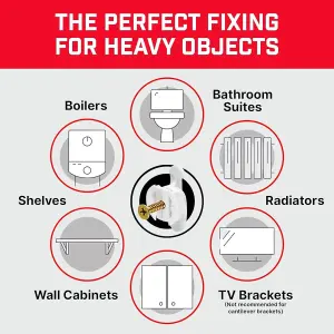 Bullfix Extra Heavy Duty Plasterboard Fixings - Starter Kit