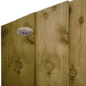 Dome Top Feather Edge Fence Panel (Pack of 3) Width: 6ft x Height: 4ft Vertical Closeboard Planks Fully Framed