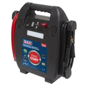 Sealey 700A RoadStart Emergency Jump Starter 12V For 5L 8 Cylinder Cars RS103B