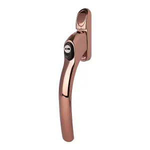 Timber Series Connoisseur MK2 Inline Locking Espag Window Handle - Rose (Non Handed)