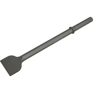 110 x 608mm Extra Wide Breaker Chisel - 1 & 1/8" Hex Shank - Impact Demolition