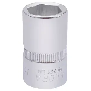 Draper Elora Hexagon Socket, 1/2" Sq. Dr., 16mm 15305