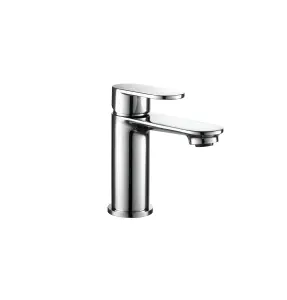 Designer Bathroom Basin Sink Mono Mixer Tap with Click Clack Pop-Up Waste Plug Modern (Chrome)