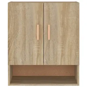 Berkfield Wall Cabinet Sonoma Oak 60x31x70 cm Engineered Wood