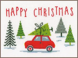 HIP CHRISTMAS - Counted Cross Stitch Kit: Hip Christmas - Vervaco