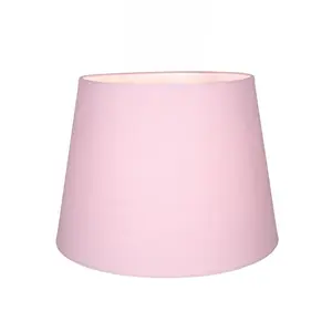 Traditional Linen Fabric Drum Shade for Pendant & Lampshade Pink / 19cm H x 30cm W x 30cm D