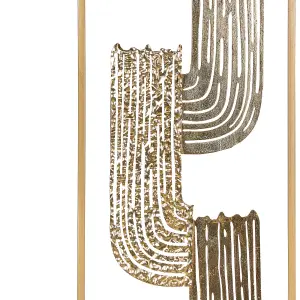 Beliani Industrial Wall Decor THULIUM Metal Gold