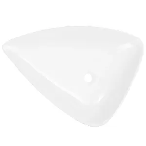 Berkfield Basin Ceramic White Triangle 645x455x115 mm