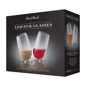 Original Products Final Touch Relax Liqueur Glass 200ml Set of 2 Clear