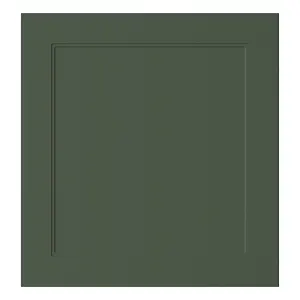 GoodHome Artemisia Matt dark green Shaker Tall appliance Cabinet door (W)600mm (H)633mm (T)18mm