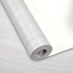 Grey Patterned Wallpaper Modern Plain Effect Non Woven Patterned Wallpaper Roll 5m²