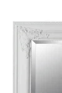 MirrorOutlet Austen White Elegant Full Length Wall Mirror 160 x 74cm