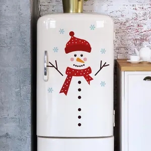 Cute Snowman Decoration Stickers Set Wall Stickers Wall Art, DIY Art, Home Decorations, Decals