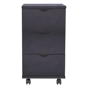 Berkfield Drawer Unit 33x45x60 cm Black