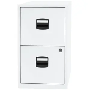 40cm Wide 2 -Drawer File Cabinet White